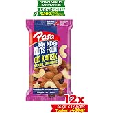 Paşa Naturel &Ccedil;iğ Karışık Kuruyemiş, 12x40gr Paket, Toplam 480gr