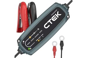 CTEK UK CT5 Battery Charger For Motorcycles, Scooters, Quad Bikes, Jet-skis And Other Powersport Vehicles -Both 12V Lead-Acid And Lithium Batteries