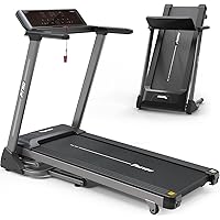 PASYOU Tapis Roulant Elettrico Pieghevole, 2.5PS Velocità 1-16KM/H, Auto Inclinazione Tapis Roulant Professionale per uso Dom