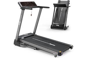 PASYOU Tapis Roulant Elettrico Pieghevole, 2.5PS Velocità 1-16KM/H, Auto Inclinazione Tapis Roulant Professionale per uso Domestico con Display a LED, APP