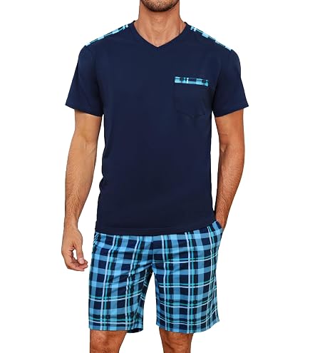 Pyjamashort PSG – Collection Officielle Paris Saint-Germain, Coton, Taille Homme, Supporter