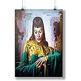 Vladimir Tretchikoff Lady of The Orient Girl A0 A1 A2 A3 A4 Satin Photo Poster p10207h