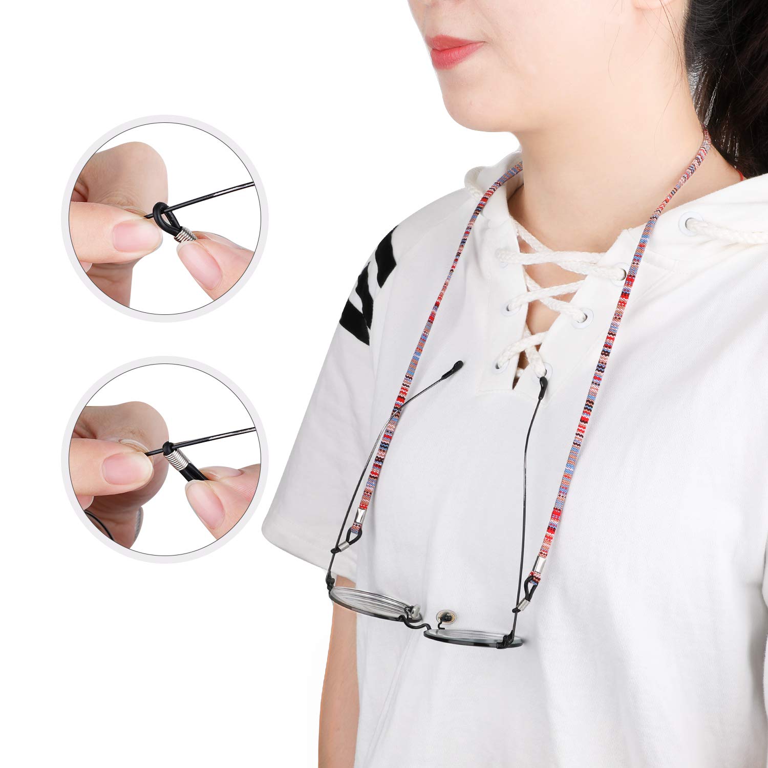 Hifot-Correa-Gafas-6-Piezas-Cuerda-Gafas-de-Sol-Retenedor-Cadenas-Gafas-Lectura-para-Mujer-Hombre-nio