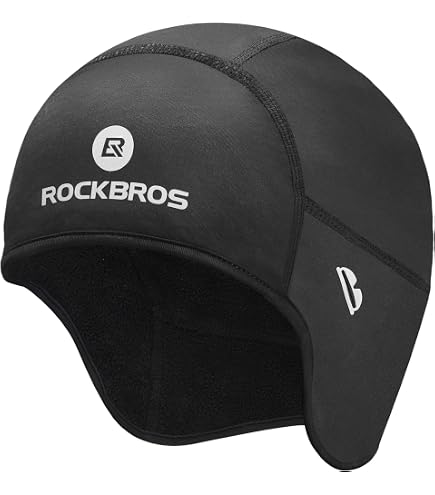 Bonnet Homme Hiver Bonnet Et Cagoule De Cyclisme GENERIQUE ROCKBROS Cagoule De Vélo Bonnet Hiver