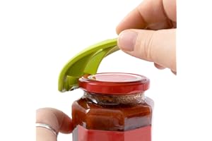Priot Lifty Jar Opener | Deckelsiegel-Releaser für schwache Hände, Kinder, Senioren, Menschen mit Arthritis, Küchenhilfe für leichtes Gläser-Deckel- Grün
