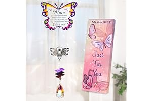 MESTECTPET Mum Gifts from Daughter Son, Crystal Suncatcher Gifts, Presents for Birthday, Mother's Day, Christmas for Mum, Mummy, Mother, Stepmum