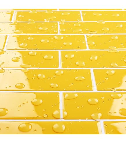 Adesivi Per Piastrelle 3D – 10 Fogli 29x23 Cm, Gel Effetto, Rimovibili, Per Cucina E Bagno, Verde