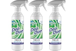 Cubex Professional |Kit 3 Deo zwei Apfel, zweiphasiger Raumduft 500 ml von hoher Qualität für Innen, Außen und Reinigung, ideal für Vorhänge, Stoffe und Räume, die von Haustieren bewohnt werden