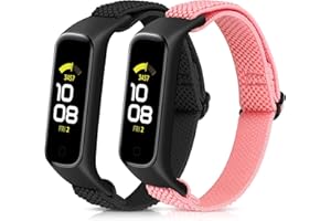 TumpCez Elastic Nylon Strap Only Compatible with Samsung Galaxy Fit 2 Strap for Women Men, Adjustable Replacement Wristband for Samsung Galaxy Fit 2