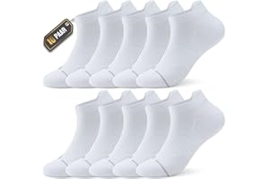 Ruixue 10 par skarpet do sneakersów dla mężczyzn i kobiet, oddychające bawełniane skarpety, krótkie skarpety sportowe, do biegania, tenisa, skarpety turystyczne