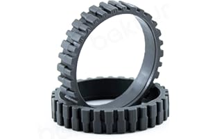 BAKUUM Pack 2 Neumáticos Ruedas para CECOTEC Conga 990, 990 Excellence. y ECOVACS N79, N79S