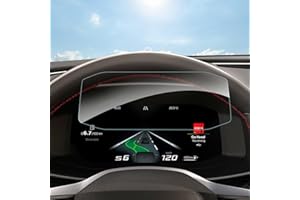 SHAOHAO Instrument Panel Screen Protector Compatible with Seat Cupra Ateca 2019-2023 & Seat Leon FR ST & Tarraco FR & Arona Ibiza 2019-2023 9H Anti-Fingerprint Tempered Glass Screen Protector Tempered