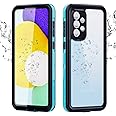 Samsung Galaxy A33 5G Waterproof Case with Built-in Screen Protector Dustproof Shockproof Drop Proof Heavy Duty Phone Case, Full Body Underwater Protective Cover for Samsung Galaxy A33 5G (Teal)