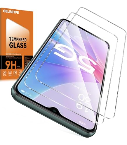 Dabuu Vetro Temperato Per Oppo A78 5G - [2+2] Pellicola Schermo + Protezione Fotocamera - HD 9H Antigraffio - Trasparente