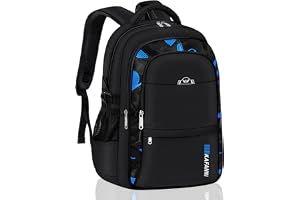 Yoawllty School Bag for Boys and Girls, Backpack for Kids Elementary School Bags Middle Primary School Book Bag Lightweight School Bag for Students