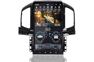 MOOKAKA Android Auto Radio 2 DIN Navegación GPS Unidad Principal Radio Tesla para Chevrolet Captiva 2013-2017 Reproductor Multimedia 13.6 Pulgadas Pantalla Vertical Apoyo Carplay DSP (PX6,4+128GB)