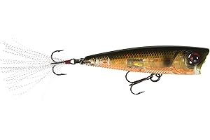 Yo-Zuri Floating 3DB Popper Gold Bass 75mm Lure Topwater Surface R1101-PGBL Nib