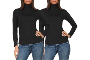 sockenhimmel Skirolli Damen 2er Set Thermo- Unterziehrolli Langarm Funktionswäsche Rollkragenshirt
