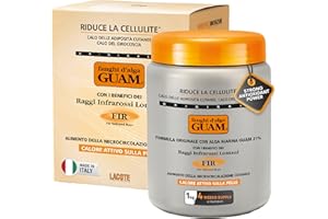 GUAM FIR Anti Cellulite Seaweed Hot Body Mud - 1kg Cellulite Remover for Flat Tummy & Waist - Belly Tightening Skin Firming Cream - INFRARED Body Warp Treatment - Boost Circulation, Improve Elasticity