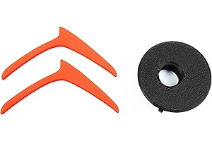 Ricreo Logo Kolorowe do Kierownicy kompatybilny z Citroën Ami – Akcesoria do Personalizacji Kierownicy, Zestaw Ozdobny, Wysokiej Jakości Tworzywo Sztuczne, Łatwa Instalacja, Pomarańczowy/Tonic