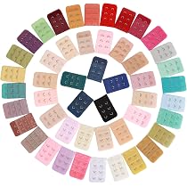 VALICLUD 10 Prolunghe Per Reggiseno – 3 Ganci E 3 File – Estensioni Morbide In Nylon Per Allargare La Circonferenza, Colori Casuali