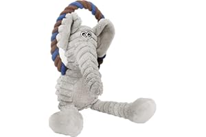 WESKIFAN Juguete para Perro Chirriante Juguete Perros de Peluche Masticar Juguete Seguro Suave Juguetes Interactivos para Perros Pequeña Mediana Grande