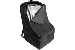 J.L. CHILDRESS JL Childress Ultimate Car Seat - Borsa da viaggio per neonati e superiori, colore: Nero