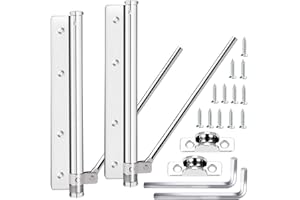 YILIYA 2 Pezzi Molla Chiudiporta Automatico, Chiudi Porta Porte Interne, Acciaio Inossidabile Molla per Porta, Regolabile Chiudiporta a Molla, Montaggio a Chiusura Automatica per casa e ufficio 40kg