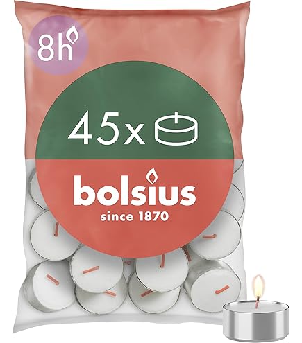 Bolsius Maxi-lichten 10-uur doos 12 Wit Per 12 st aanbieding bij PLUS