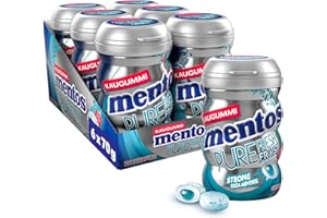 ‎MENTOS Mentos Kaugummi Pure Fresh Frost, 6 Boxen zuckerfreie Chewing Gum Dragees mit Menthol-Eukalyptus-Geschmack & flüssiger Füllung, Multipack (6 x 35 Stück)