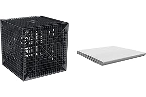 S-lon Rainwater Seepage Box (205 L) - Black, Polypropylene (PP), Cube, Includes Geotextile