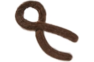 NUOGUAYI Marabu Federboa, 2m Boa zum Basteln, Flauschige Federschal, Einfarbig Federboa, für Bastelarbeiten, Hochzeit, Party, Halloween, Kostüm, Weihnachtsbaum, Dekoration (Kaffee)