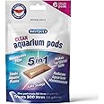 Interpet Clean Aquarium Pods, Makes Tapwater Safe for Fresh Water Fish Tanks, Bioactivates Filters, Eats Sludge, Feeds Plants, Reduces Aquarium Maintenance, 6 Pack