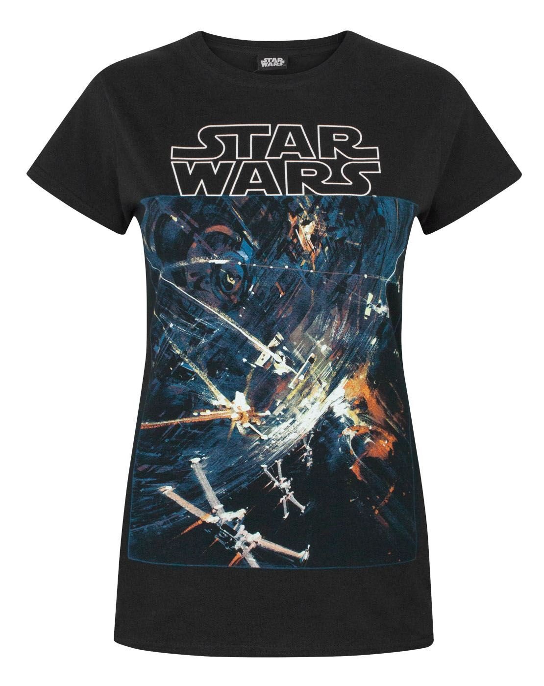 Star-Wars-Death-Star-Womens-T-Shirt-XL