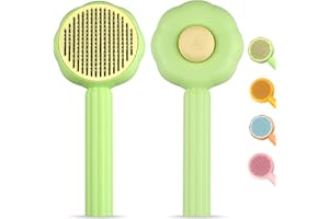 Cat Brush Dog Brush, YETEE Dog Grooming Brush, Dog Brushes for Grooming Effectively Removes Loose Undercoat, Cat Grooming Brush Dog Brushes for Shedding, Cat Brush for Short/Long Haired Cats(Green)