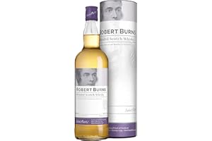 ROBERT BURNS by ARRAN - Blended Whisky Écossais - Notes d'Épices & Amandes - Origine : Écosse/Highlands-Arran - 40 % Alcool - 70 cl, 700 milliliters