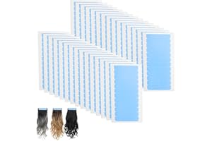 uinnossvc 360 pezzi di extension adesive per capelli, nastro di ricambio per extension di capelli veri