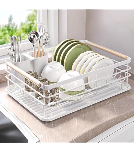 Salter Toronto Küchenrollenhalter Aus Akazienholz - Freistehend Für Arbeitsplatte In Weiß