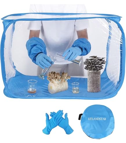 Produktbild von Pilzzuchtzelt-Set – Transparente Box Für Einfaches Pilze Züchten Zuhause