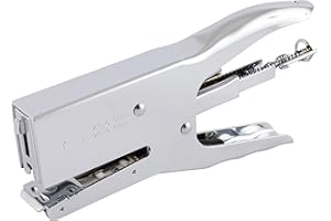 Leviatan zszywacz zszywkowy metalowa konstrukcja chrom srebrny (typ 1/4, 5/16, 24/6, 24/8, 26/6 i 26/8) 50 kartek