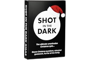 Shot in the Dark: Christmas Quiz Edition | 2+ players | Adults, Teens, Kids & Families | Ideal Christmas Stocking Filler Gift