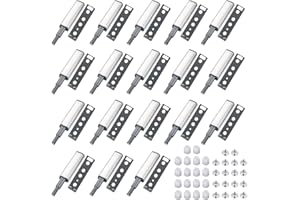 RUIJIE 18 Stück Drucktüröffner Push to Open Türöffner Magnetschnäpper Schrank Federschnäpper Softclose Türdämpfer Magnetische Türschnäpper für Schränke Türen Sideboards Möbel Schubladen