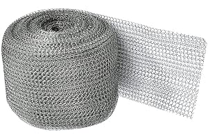 Lokatall Råttnät gnagare säker tråd metallnät, 6 m/20 fot rostfritt stål skadedjur vävd trådkontroll saker hål nät rulle skad