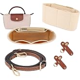 LMTNNB Longchamp i&ccedil;in omuz askısı kiti ve d&uuml;zenleyici, katlanabilir &ccedil;anta d&uuml;zenleyici par&ccedil;a, Punch-Free ayarlanabilir tokalı 