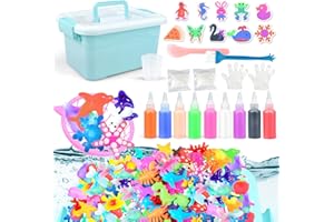 TLYYUKP Magic Water Elf Kit for Kids Age 3-9 Year Old Aqua Fairy Water Pets DIY Squishy Maker Aqua Fairy Water Gel Kit for 4 5 6 7 8 Year Old Boys Girls Birthday Gifts Present Age 3+