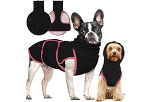 Hjyokuso Dog Vest - Anxiety Relief Jacket, Calming Coat With Hood For Small Dogs, thunder & Fireworks