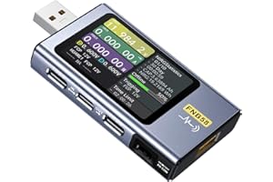 FNIRSI Fnirsi USB Tester Charge Detection -FNB58 Digital Voltmeter Ammeter USB Tester TYPE-C Fast Charge Detection Trigger Capacity Measurement Ripple Measurement(FNB58 wo Bluetooth), (YH-FNB58)