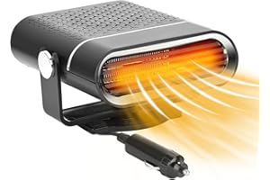 SONGERDUO 12V 150W Car Heater, Portable Winter Auto Car Fast Heater Defroster, 2 in 1 Electric Heating & Cooling Function Windscreen Defogger Demister for Car