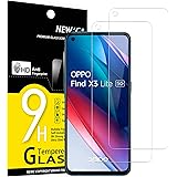 NEW'C 2 Pezzi, Vetro Temperato per Oppo Find X3 Lite, Pellicola Prottetiva Anti Graffio, Anti-Impronte, Senza Bolle, Durezza 