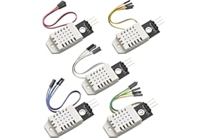 TANMOTE Präzise Temperatur & Luftfeuchtigkeitssensoren für Arduino Raspberry Pi - DHT/2302 Temperatursensor - 22 Modul mit Platine und Kabel (5 Stück)